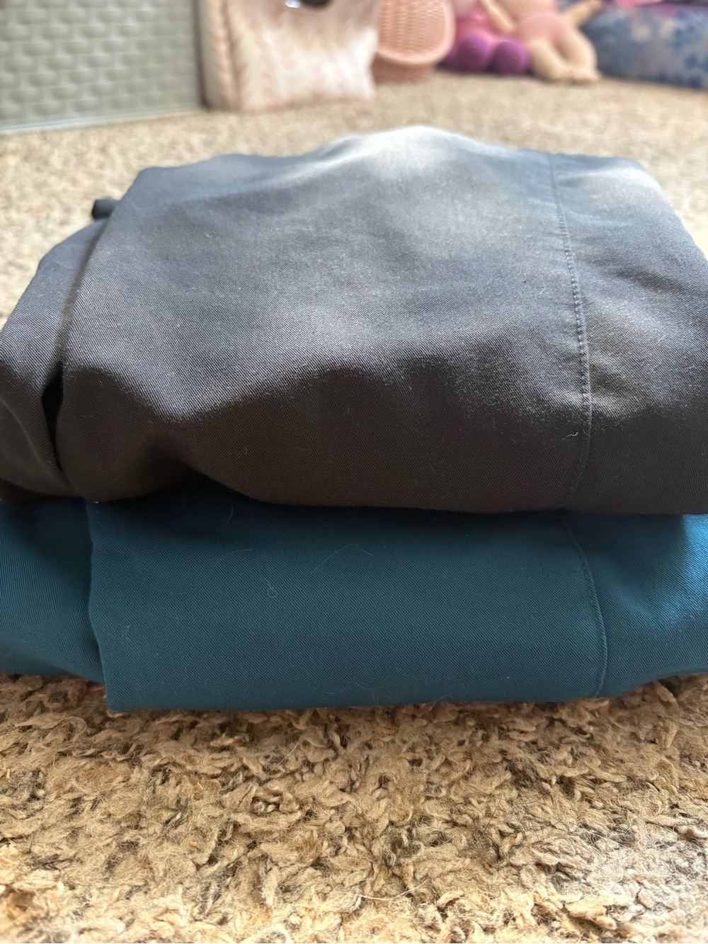 Fabletics Women's Casual Pants - Black and Teal